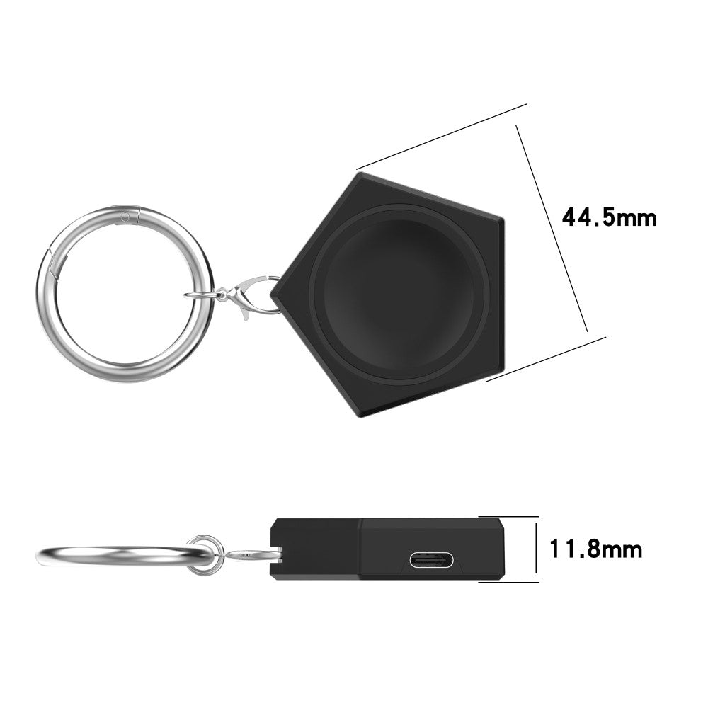 1m Silikone Trådløs USB Ladestation Universal Oplader passer til Huawei Smartwatch