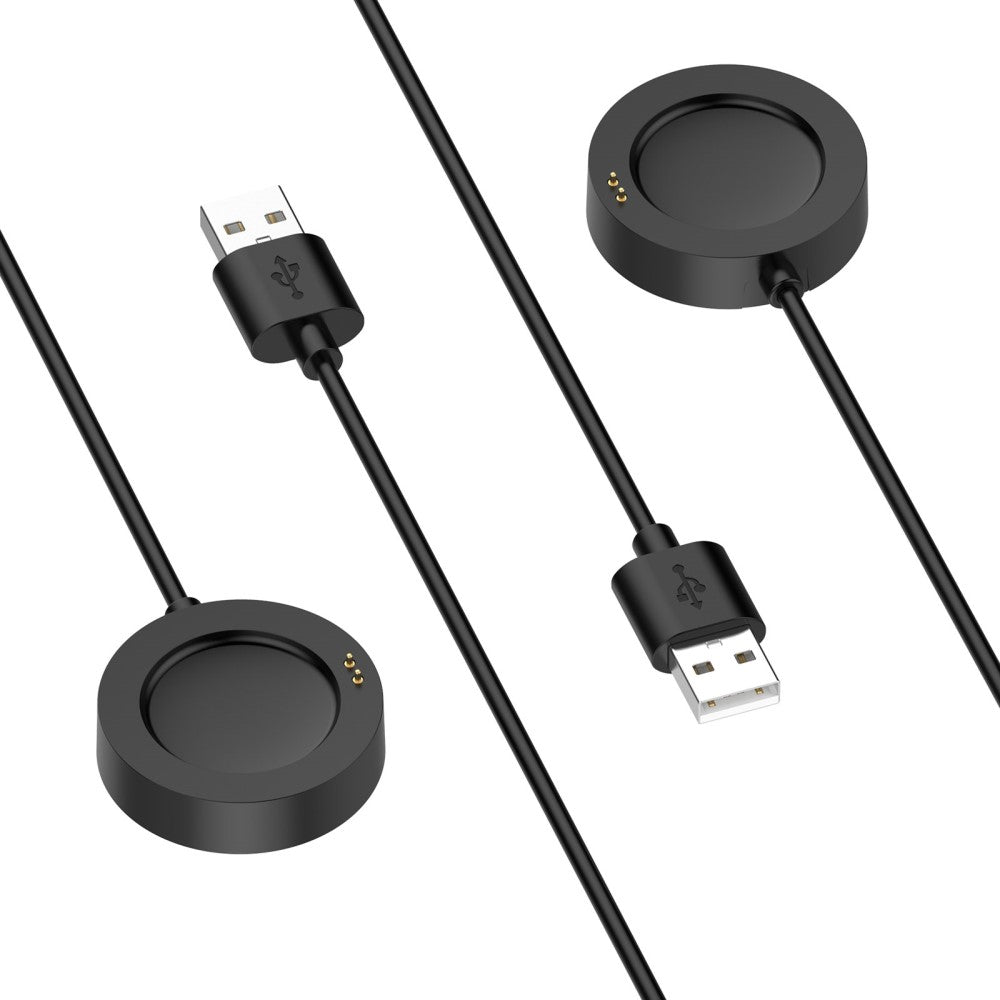 1m Silikone USB Opladningskabel passer til Xiaomi Watch S2 46mm / Xiaomi Watch S2 42mm