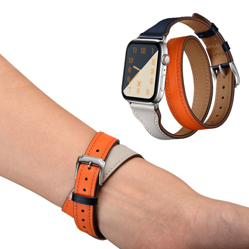 Ægte Læder Universal Rem passer til Apple Watch Series 5 40mm / Apple Watch 40mm