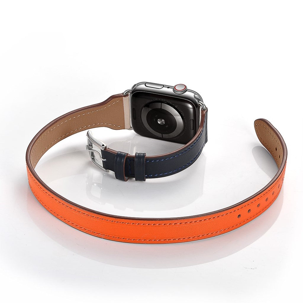 Ægte Læder Universal Rem passer til Apple Watch Series 5 40mm / Apple Watch 40mm