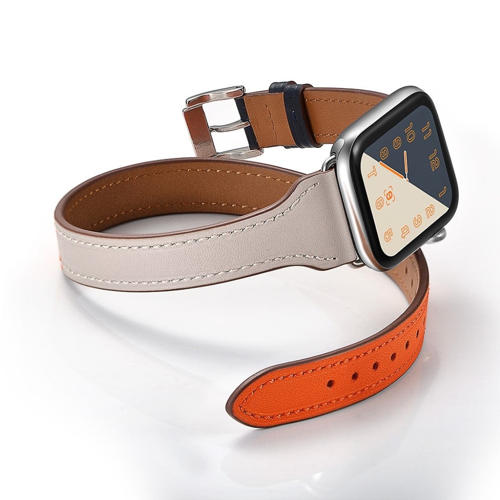 Ægte Læder Universal Rem passer til Apple Watch Series 5 40mm / Apple Watch 40mm