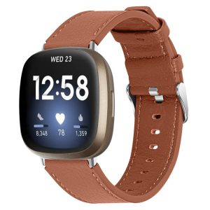 Ægte Læder Universal Rem passer til Fitbit Sense 1 / Fitbit Versa 3