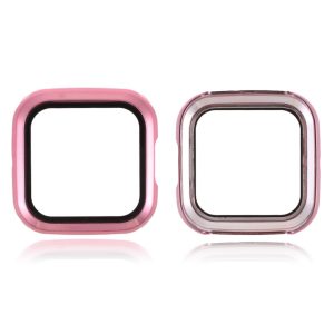Fitbit Versa 2 shiny frame with tempered glass cover - Pink