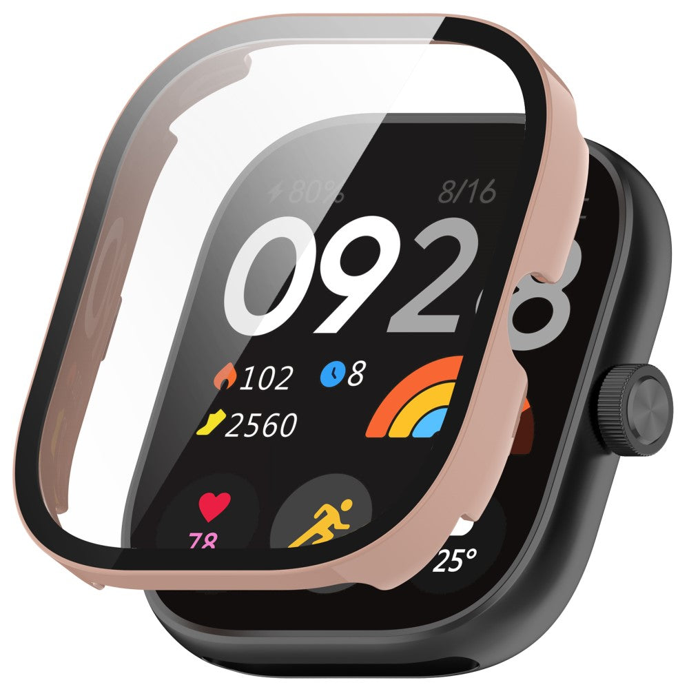 Mega Godt Cover med Skærmbeskytter i Glas passer til Xiaomi Redmi Watch 4