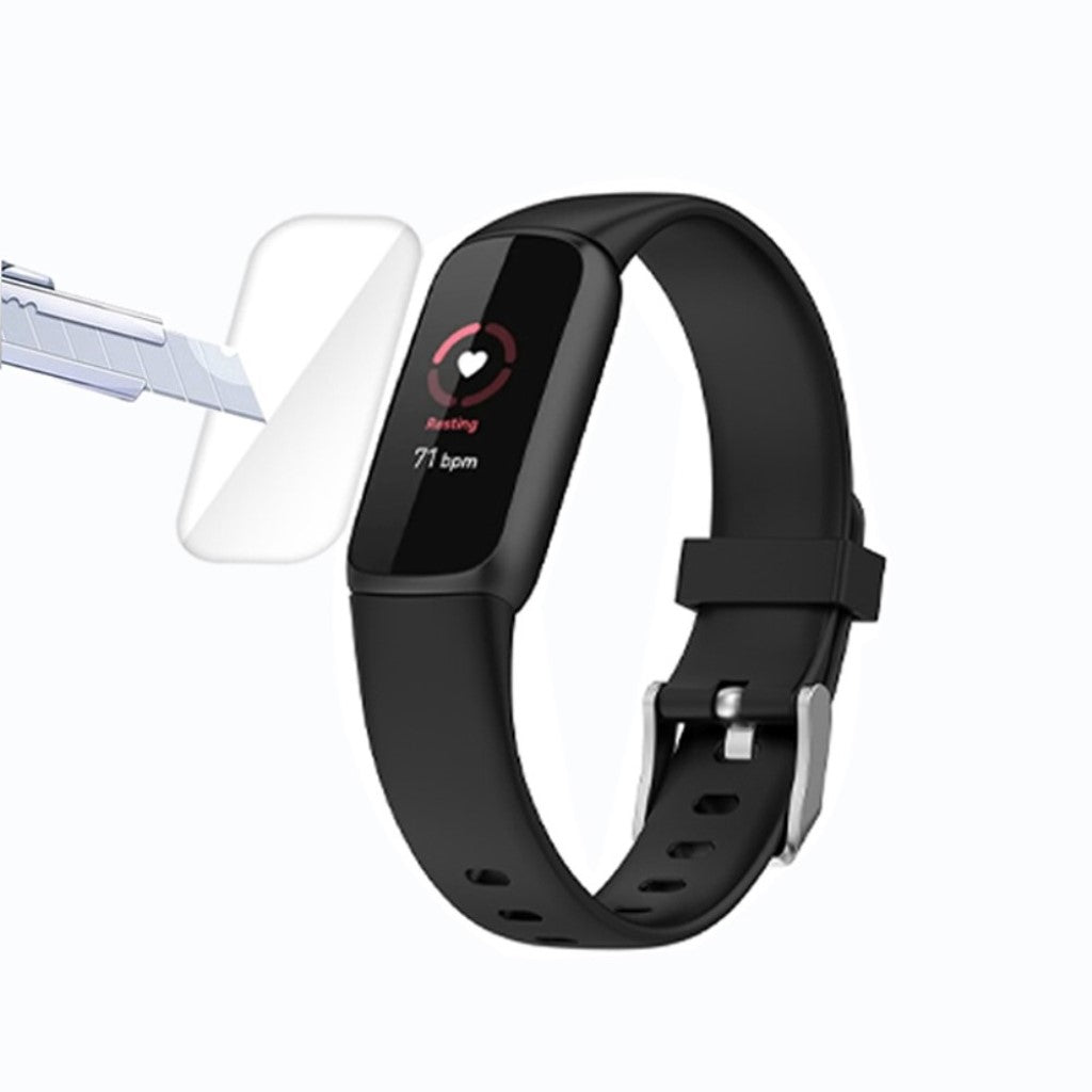 Plastik Skærmbeskytter passer til Fitbit Luxe