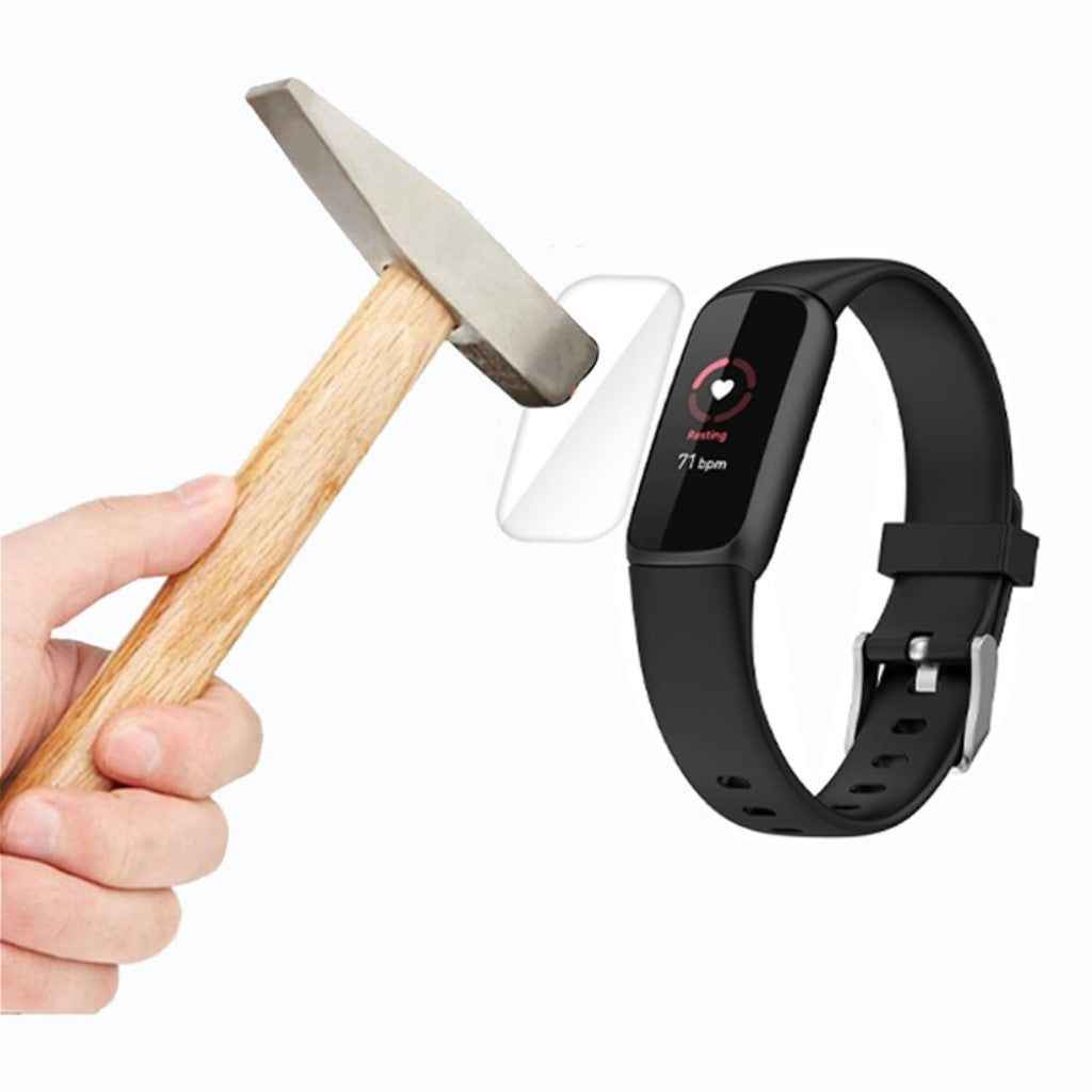 Plastik Skærmbeskytter passer til Fitbit Luxe