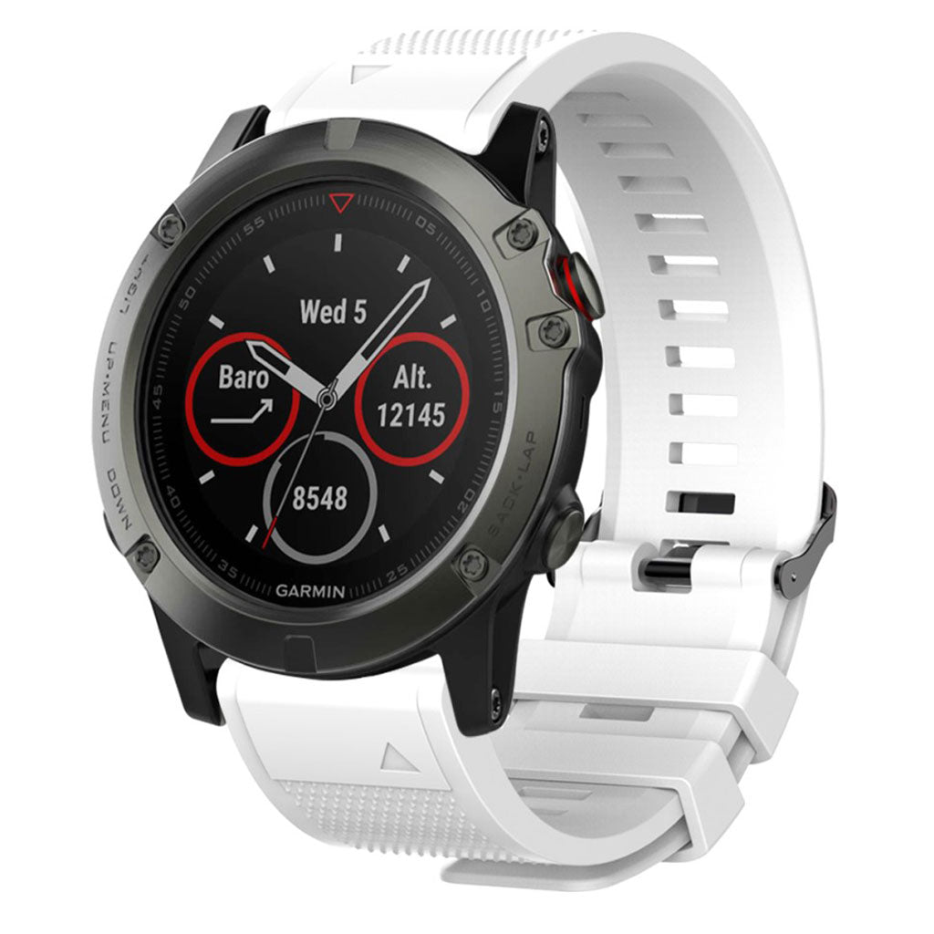 Rigtigt Nydelig Silikone Rem passer til Garmin Fenix 5S Online nu
