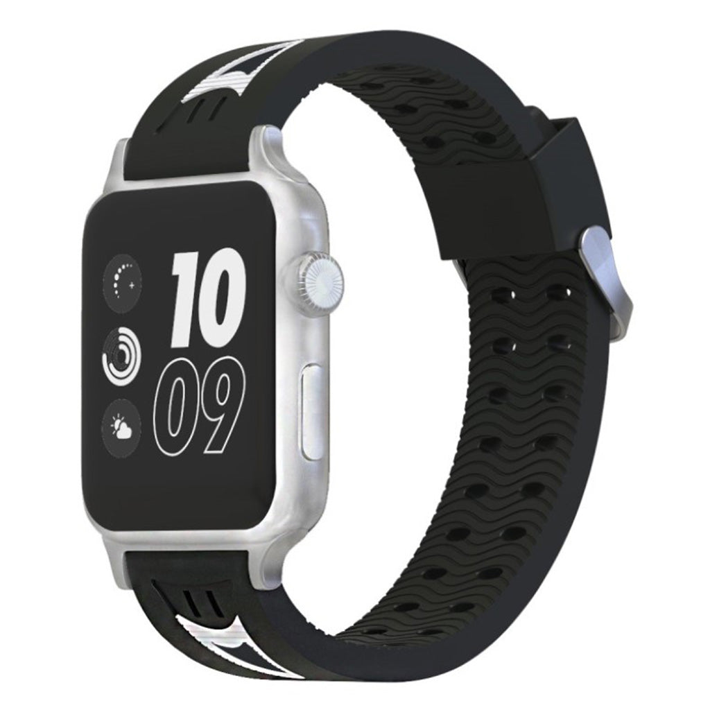 Rigtigt Sejt Silikone Rem passer til Apple Watch Series 4 40mm Online salg