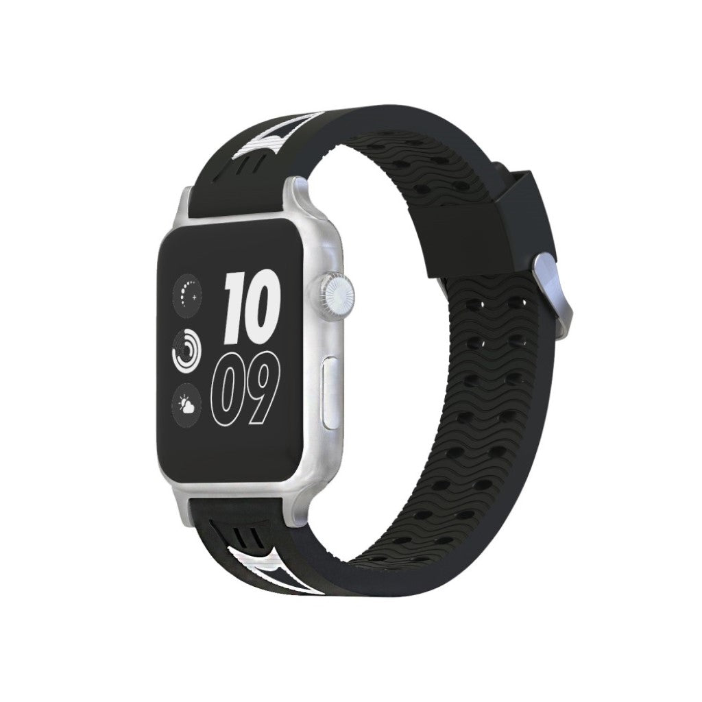 Rigtigt Sejt Silikone Rem passer til Apple Watch Series 4 40mm Online salg