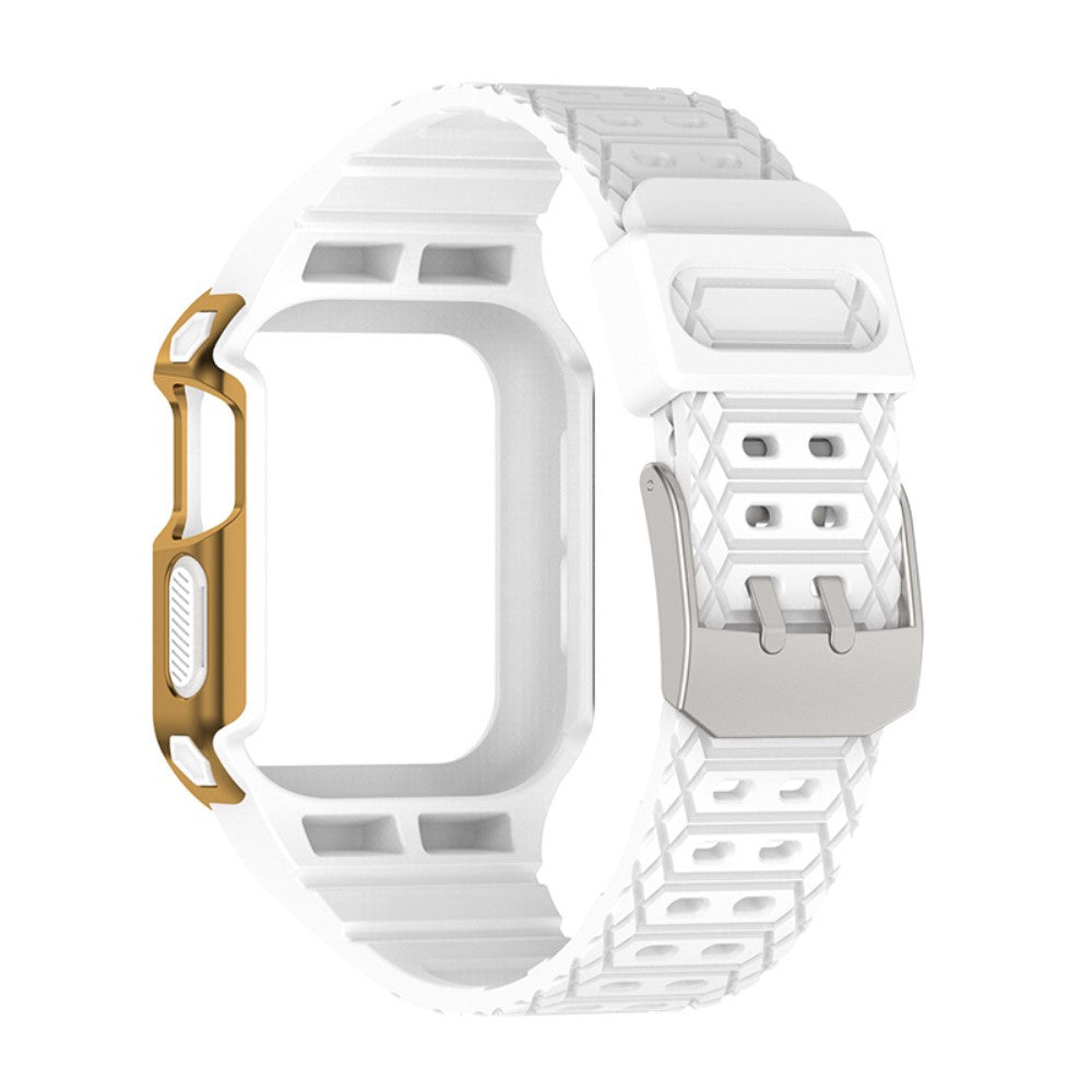 Silikone Rem med Cover passer til Apple Watch Series 7 41mm