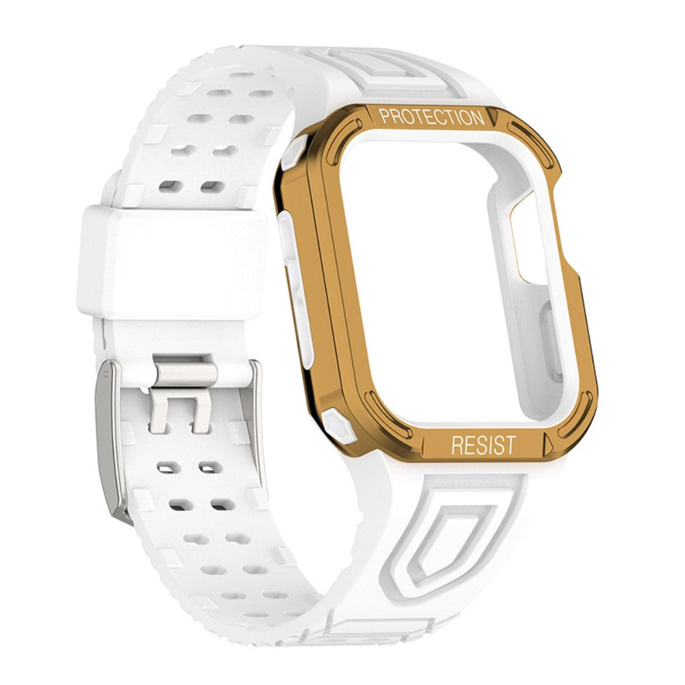 Silikone Rem med Cover passer til Apple Watch Series 7 41mm