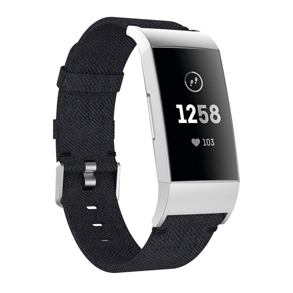 Skøn Nylon Universal Rem passer til Fitbit Charge 4 / Fitbit Charge 3