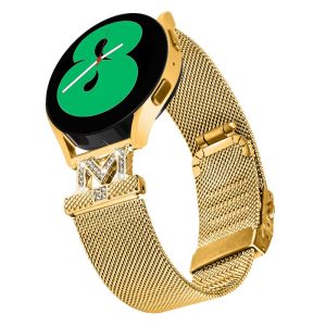 Vildt Flot Metal Og Rhinsten Universal Rem passer til Smartwatch