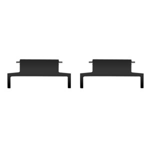 1 Pair Huami Amazfit 3 Verge / Verge Lite ABS Connector 14mm to 20mm Spring Bars Connector Watch Band Adapter