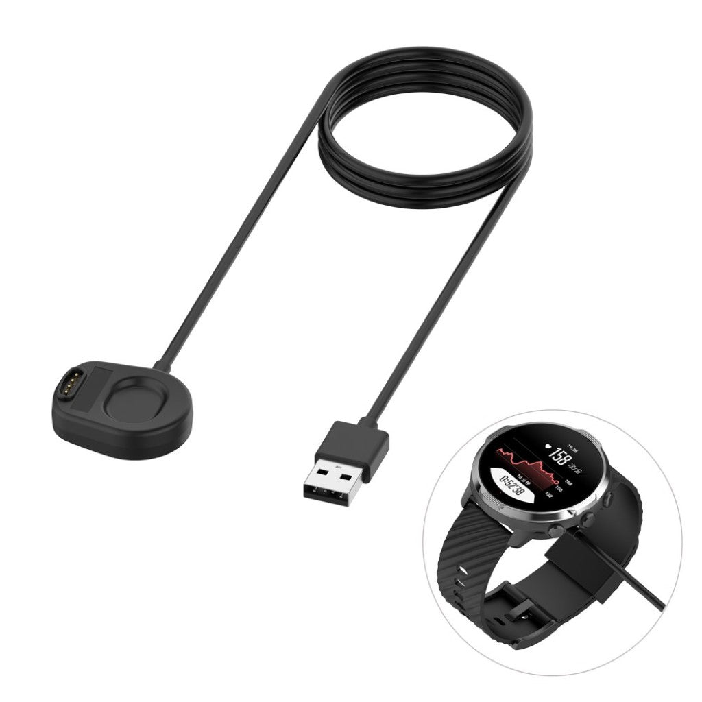 plastik-usb-opladningskabel-passer-til-suunto-7_1.jpg Plastik USB Opladningskabel passer til Suunto 7 Mode