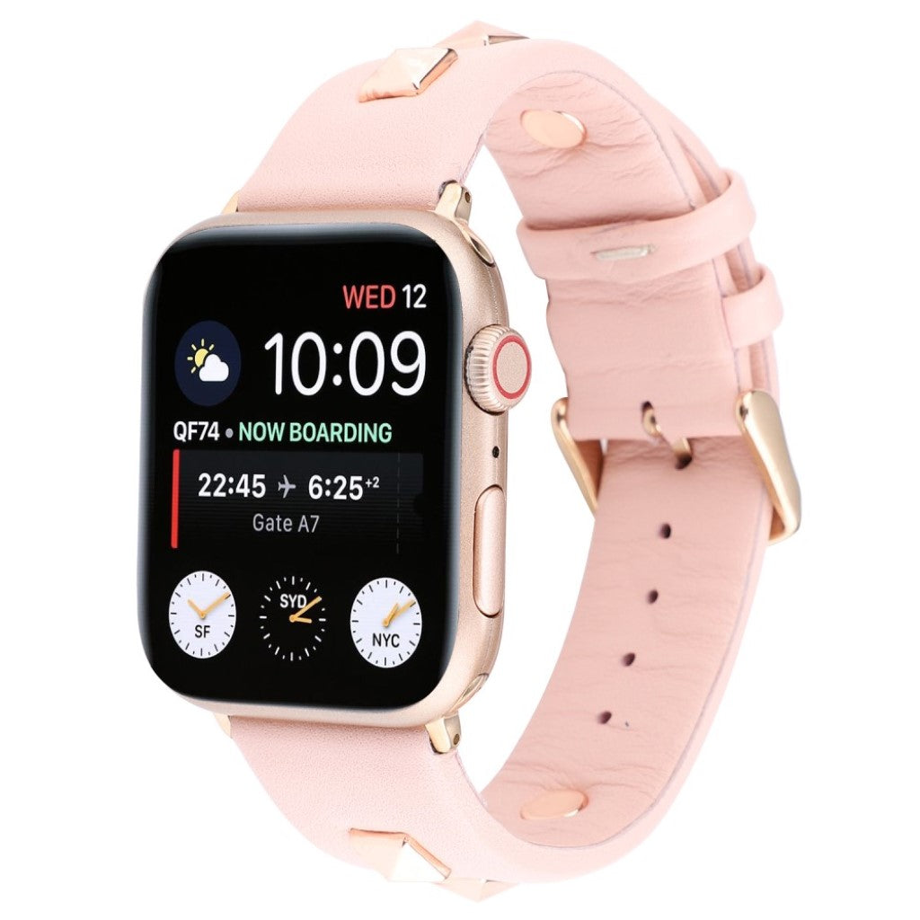 Vildt Fed Ægte Læder Rem passer til Apple Watch Series 4 44mm Rabat