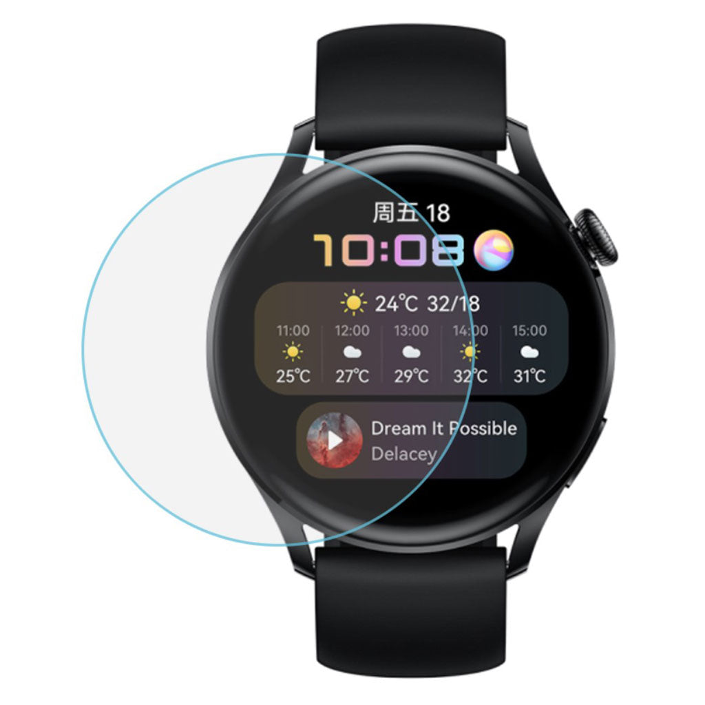 Plastik Skærmbeskytter passer til Huawei Watch 3 Hot på udsalg