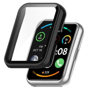 Vildt Godt Cover med Skærmbeskytter i Plastik og Hærdet Glas passer til Huawei Watch Fit 2