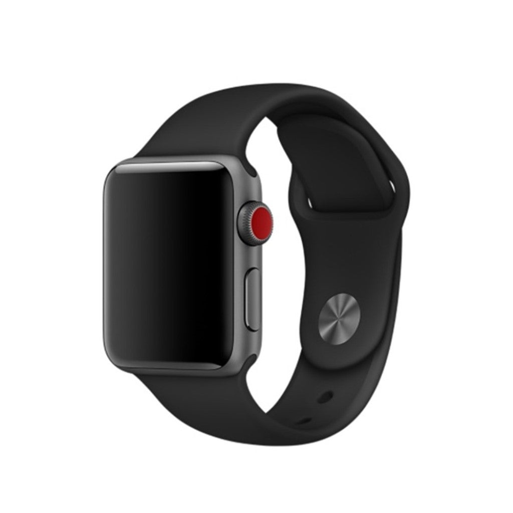Vildt Hårdfør Silikone Rem passer til Apple Watch Series 4 44mm