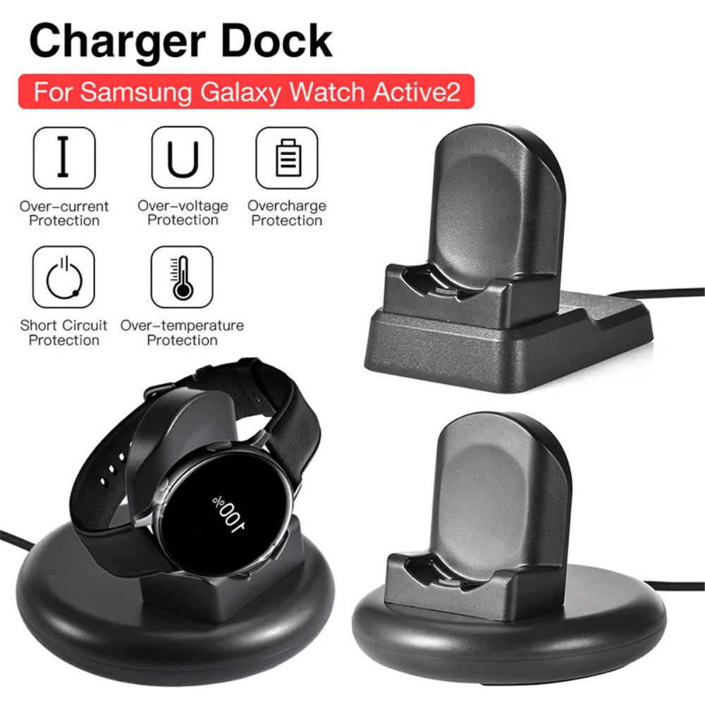 100cm Plastik USB Ladestation passer til Samsung Galaxy Watch 4 (44mm) / Samsung Galaxy Watch Active 2 - 44mm Hot på udsalg