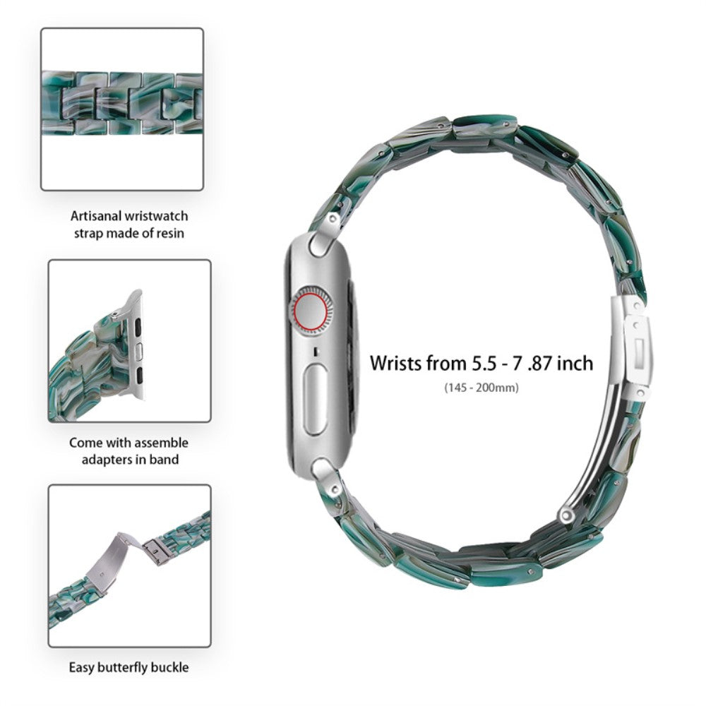 Metal Rem med Cover passer til Apple Smartwatch