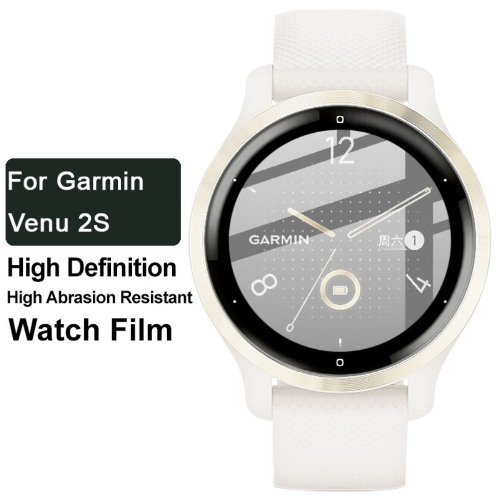 Plastik Skærmbeskytter passer til Garmin Venu 2S Mode