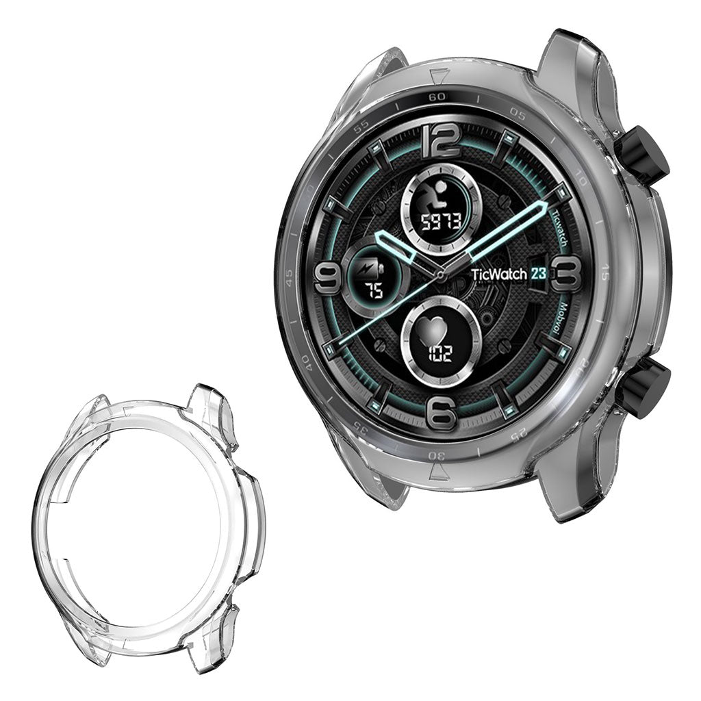 Rigtigt Fed Silikone Cover passer til Ticwatch Pro 3 på udsalg