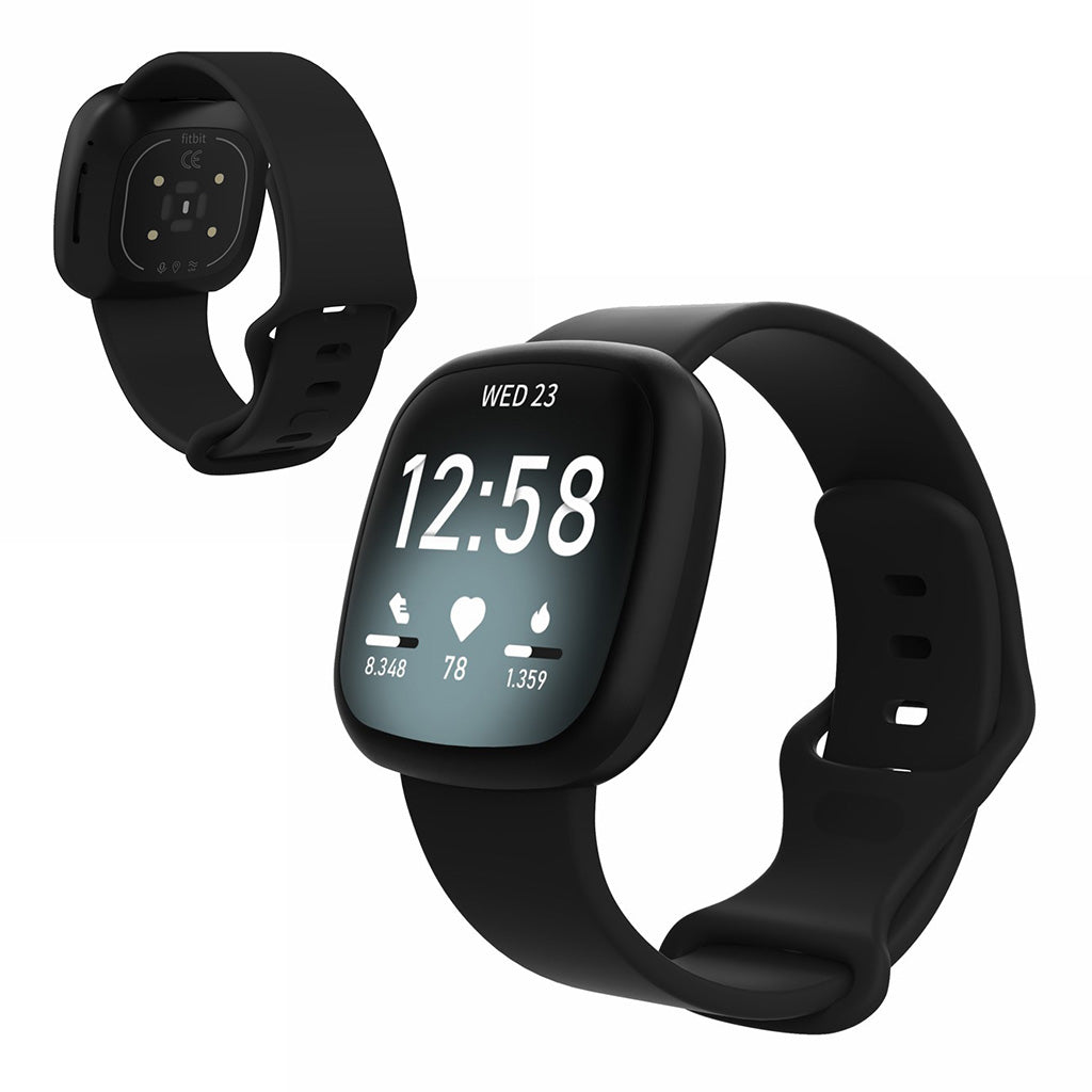Cool Silikone Universal Rem passer til Fitbit Versa 3 / Fitbit Sense 1 - Størrelse: S Mode