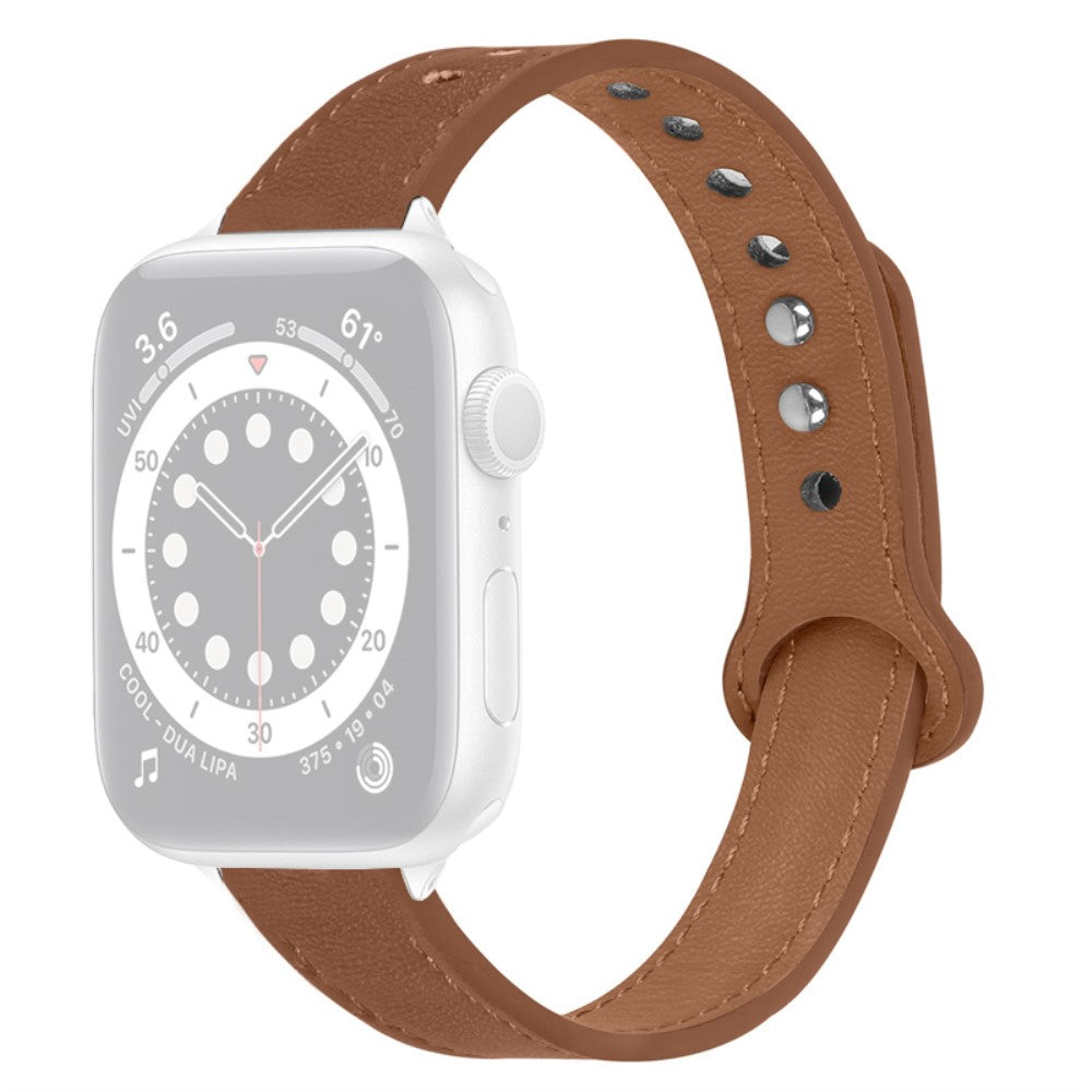 Rigtigt Skøn Ægte Læder Universal Rem passer til Apple Smartwatch Online salg