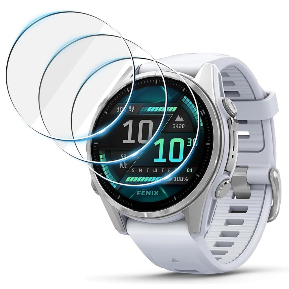 Silikone HD Skærmbeskytter passer til Garmin Fenix 8 43mm Online nu