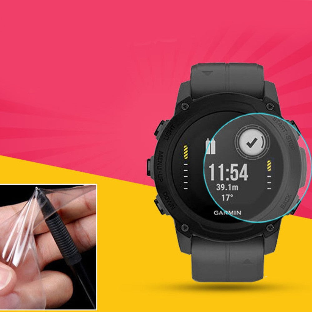 Plastik HD Skærmbeskytter passer til Garmin Descent G1