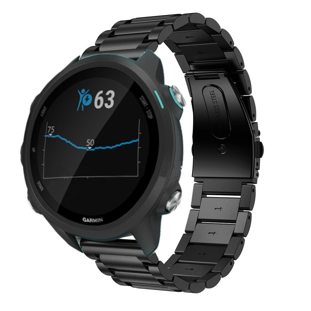 Vildt Pænt Metal Rem passer til Garmin Forerunner 245