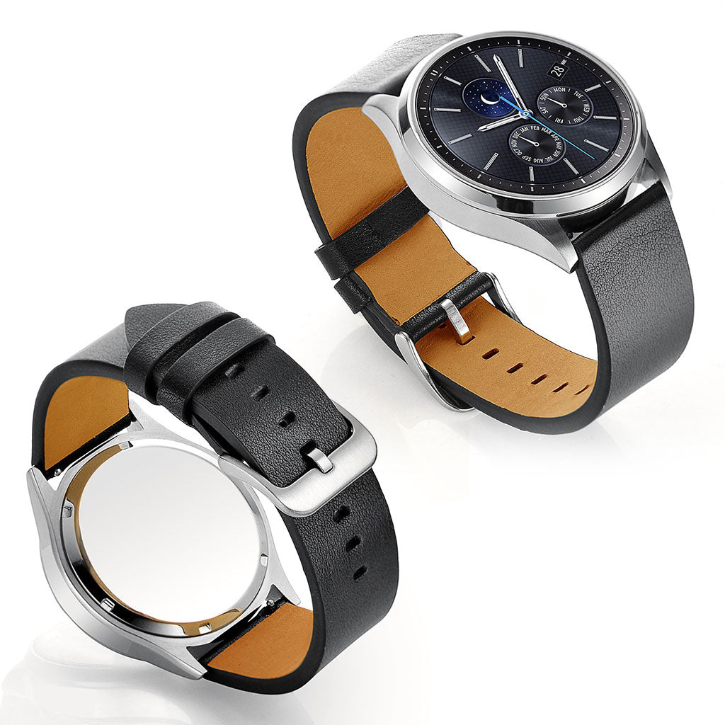 Ægte Læder Universal Rem passer til Samsung Gear S3 / Samsung Gear S3 Frontier