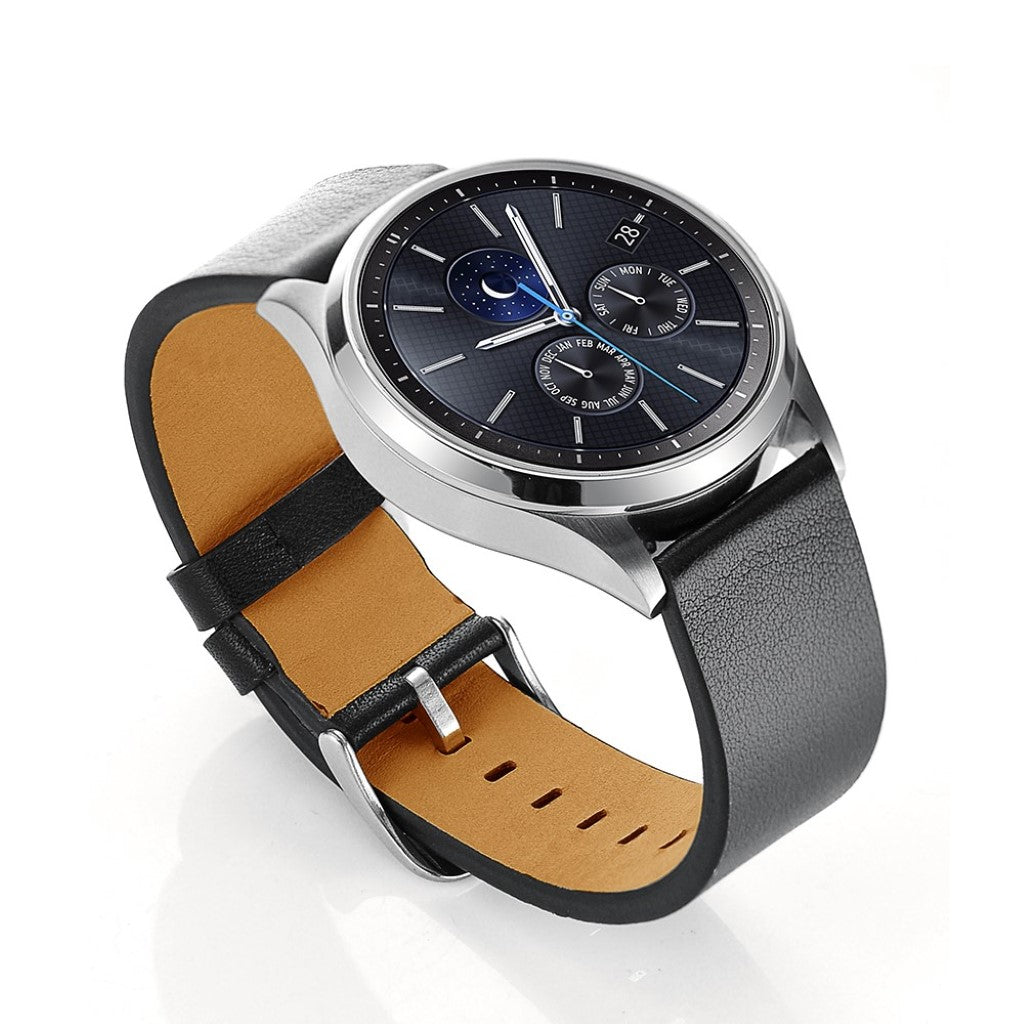Ægte Læder Universal Rem passer til Samsung Gear S3 / Samsung Gear S3 Frontier