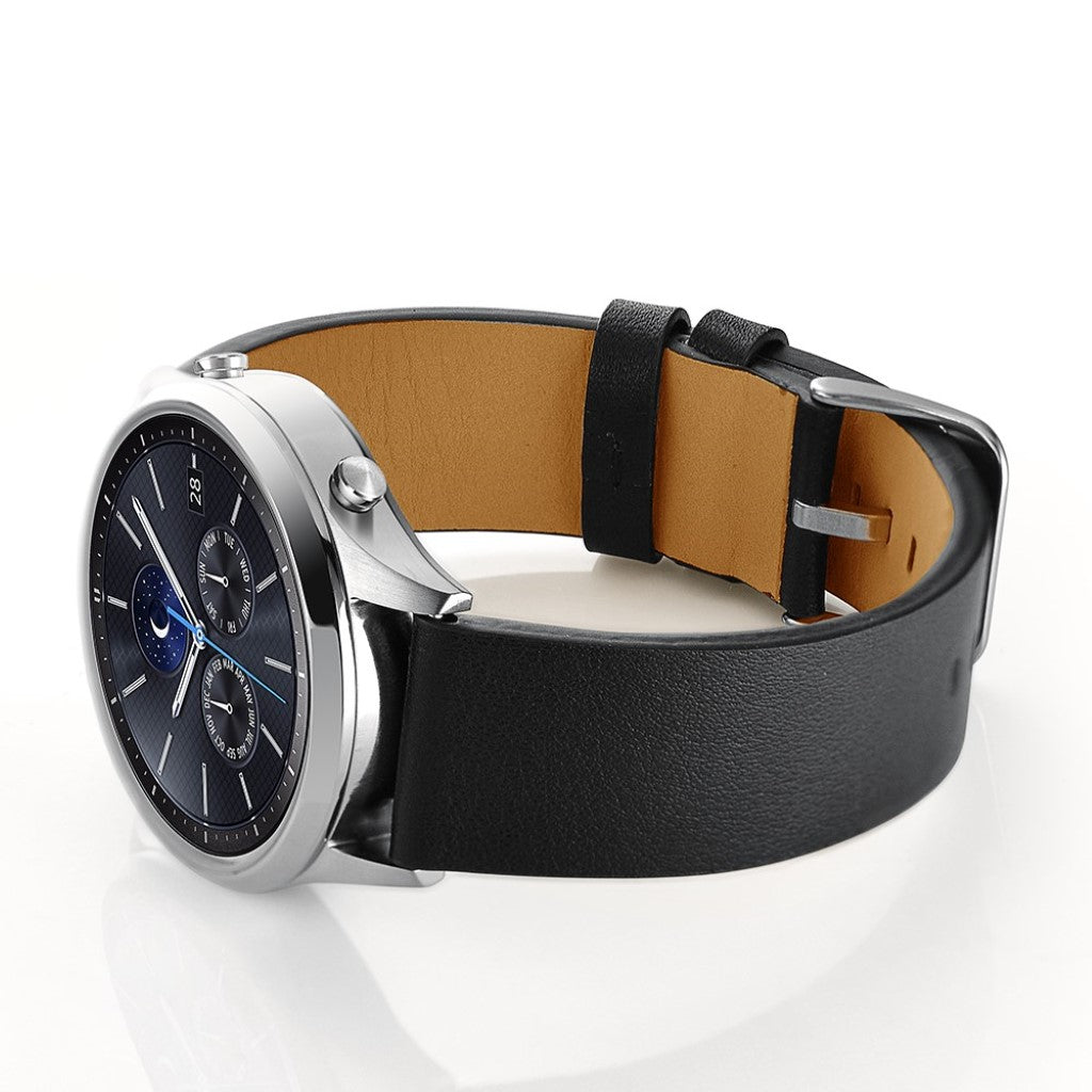 Ægte Læder Universal Rem passer til Samsung Gear S3 / Samsung Gear S3 Frontier