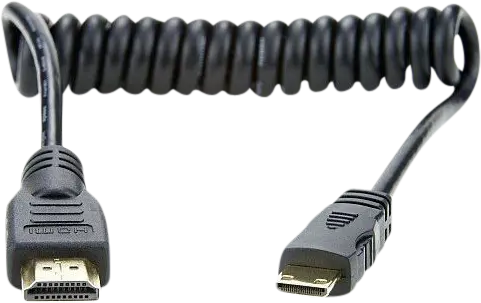 ATOMOS COILED HDMI MINI TO FULL HDMI 30CM