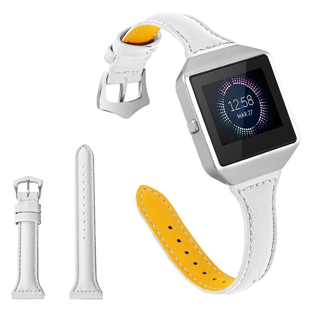 Rigtigt Pænt Ægte Læder Rem passer til Fitbit Blaze