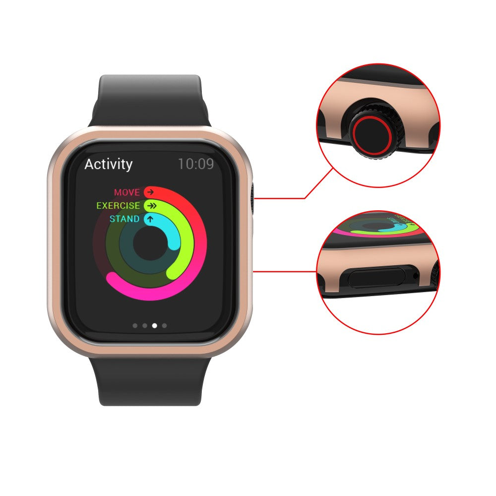 Metal Bumper passer til Apple Watch Series 7 45mm på udsalg