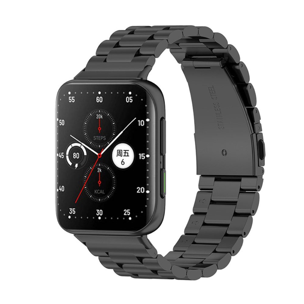 Vildt Nydelig Metal Rem passer til Oppo Watch 2 (42mm) Online Hot Salg