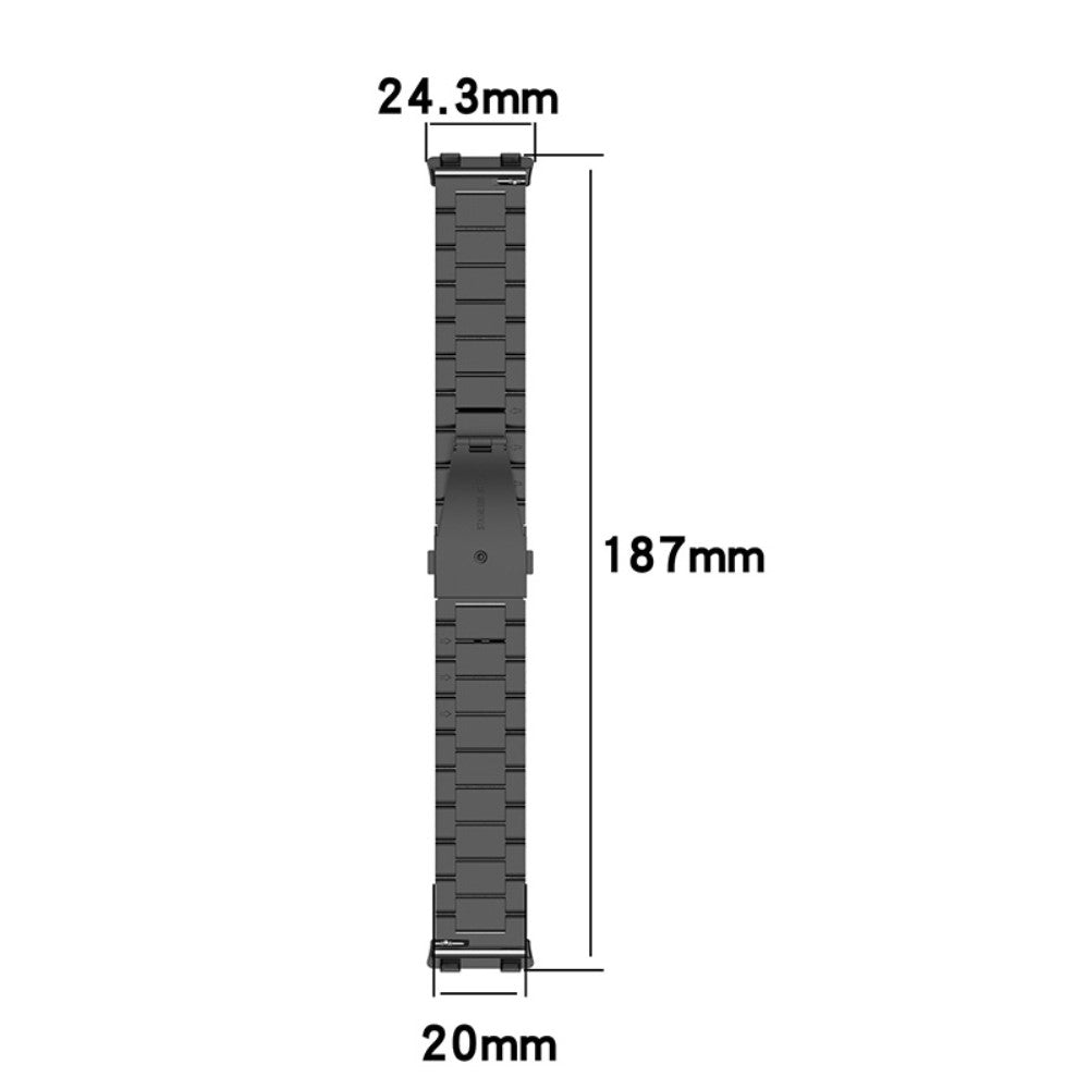 Vildt Nydelig Metal Rem passer til Oppo Watch 2 (42mm) Online Hot Salg