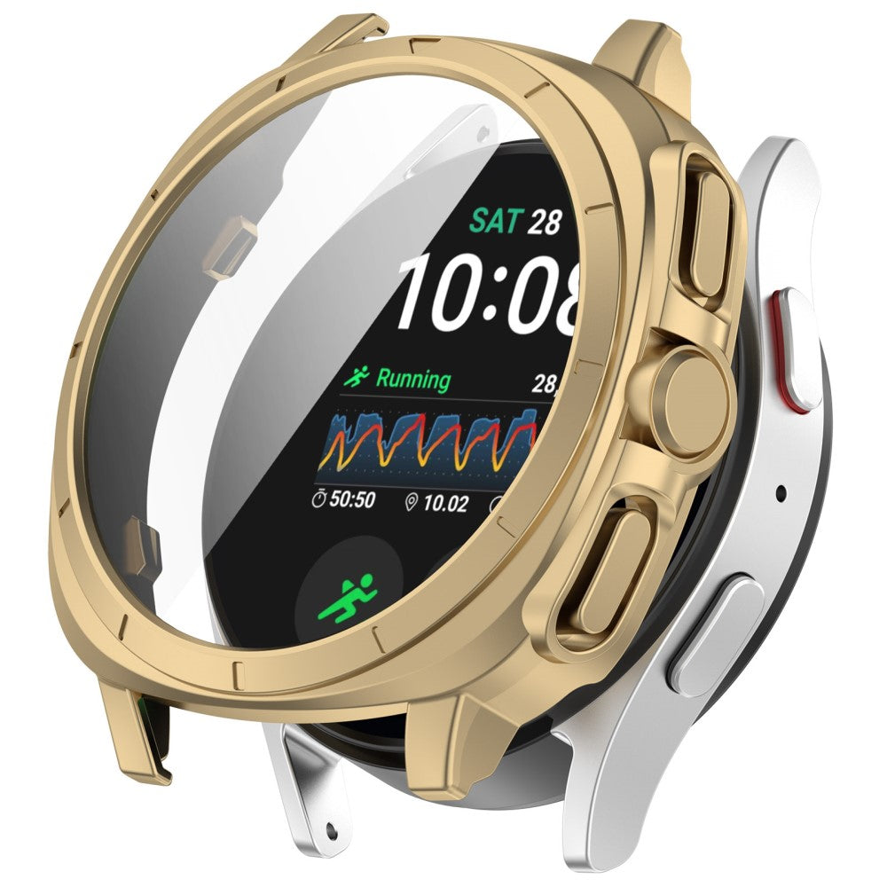 Holdbart Cover med Skærmbeskytter i Plastik passer til Samsung Galaxy Watch 7 40mm