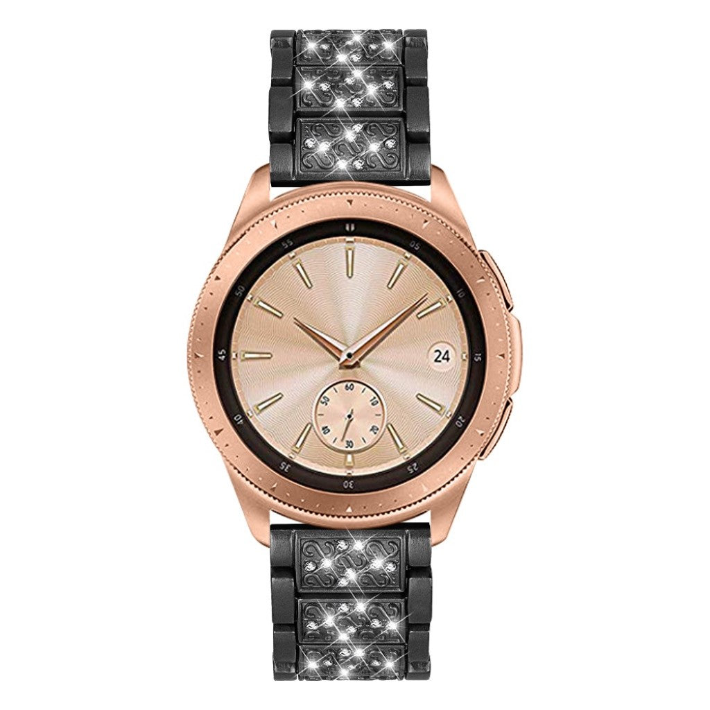 Skøn Metal Og Rhinsten Rem passer til Samsung Galaxy Watch (42mm)