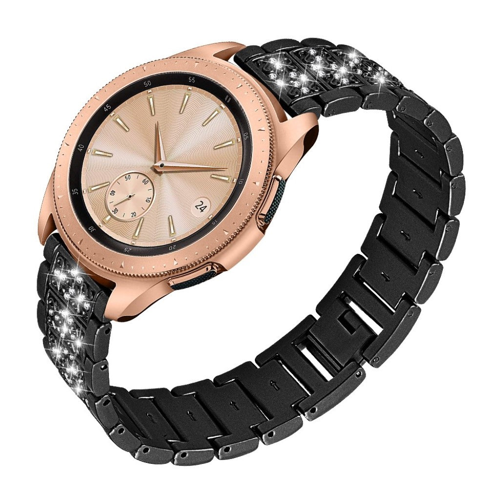 Skøn Metal Og Rhinsten Rem passer til Samsung Galaxy Watch (42mm)