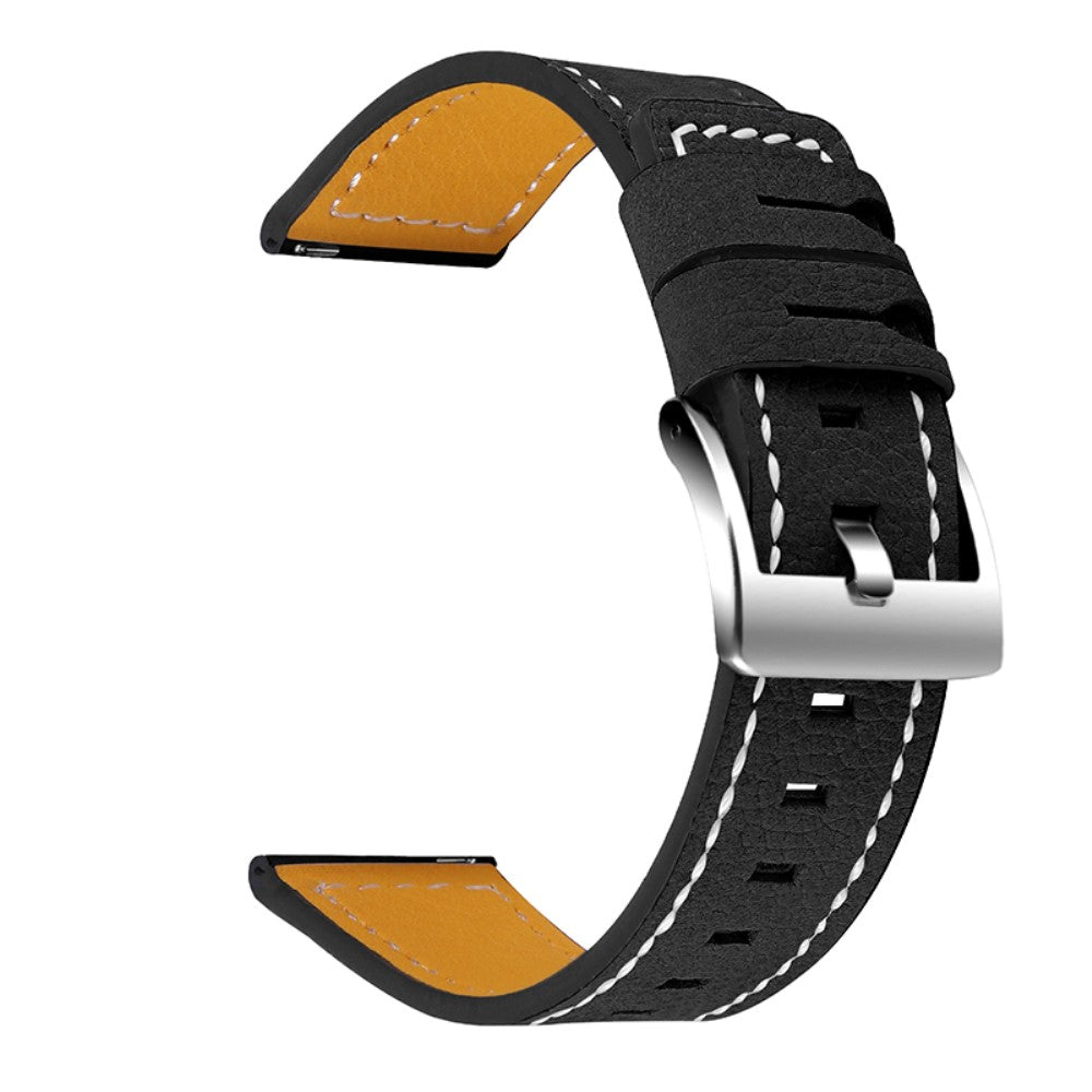 Ægte Læder Universal Rem passer til Garmin Vivoactive 3 Music / Garmin Vivoactive 3 Online nu