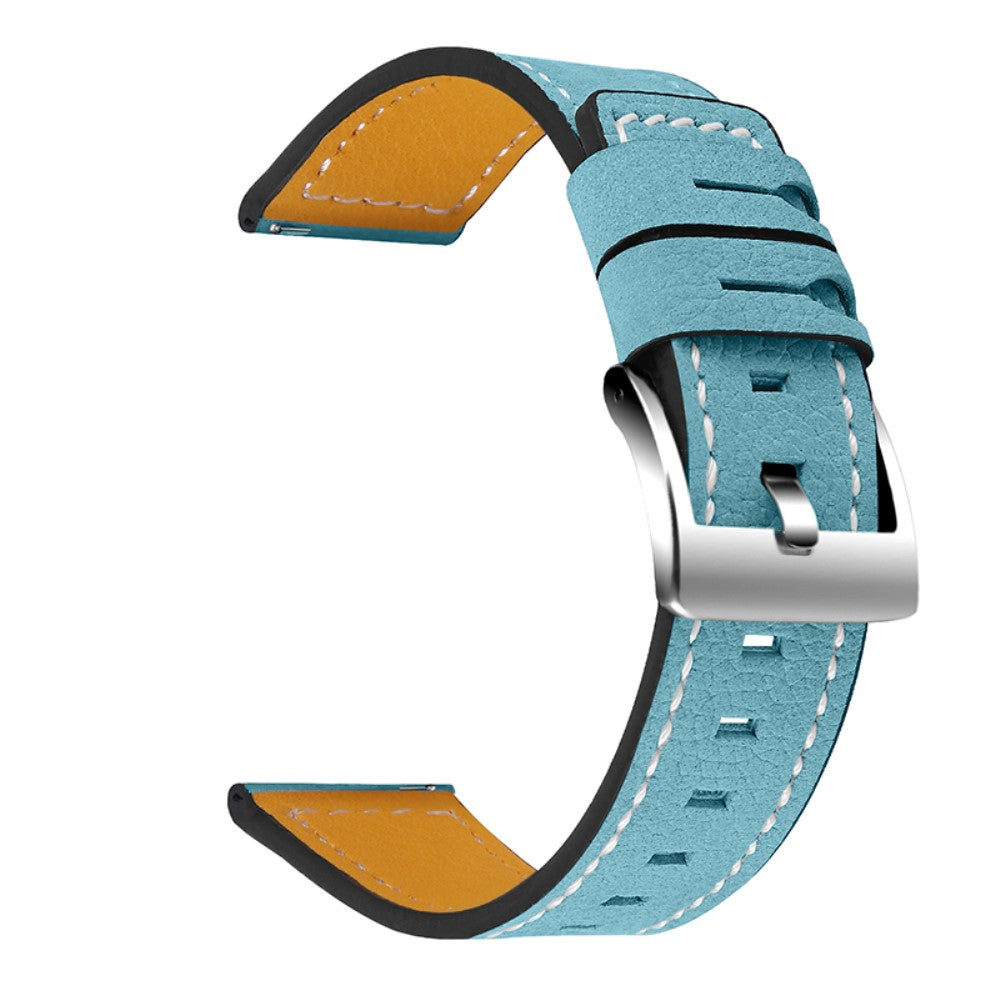 Ægte Læder Universal Rem passer til Garmin Vivoactive 3 Music / Garmin Vivoactive 3 Online nu