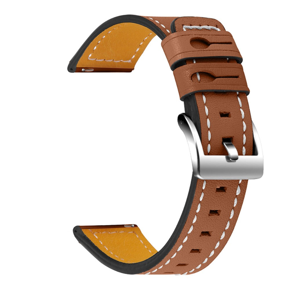 Ægte Læder Universal Rem passer til Garmin Vivoactive 3 Music / Garmin Vivoactive 3 Online nu