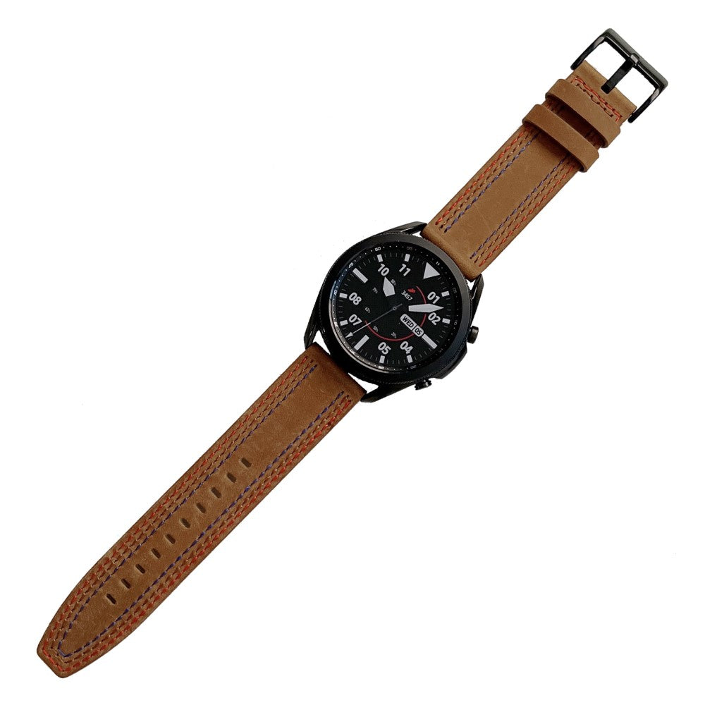 Vildt Godt Ægte Læder Universal Rem passer til Smartwatch Mode
