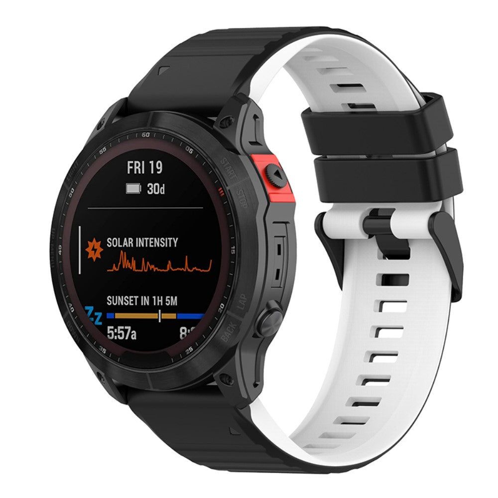 Cool Silikone Rem passer til Garmin Fenix 7
