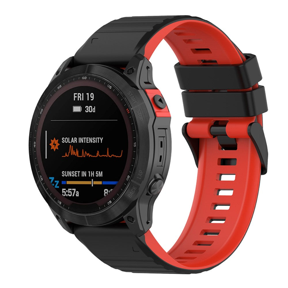 Cool Silikone Rem passer til Garmin Fenix 7