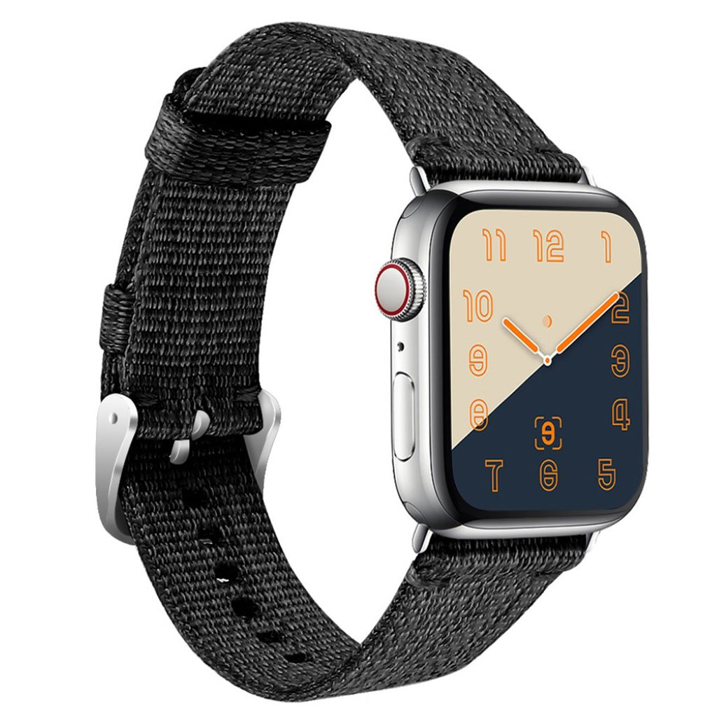 Rigtigt Pænt Nylon Rem passer til Apple Watch Series 4 44mm